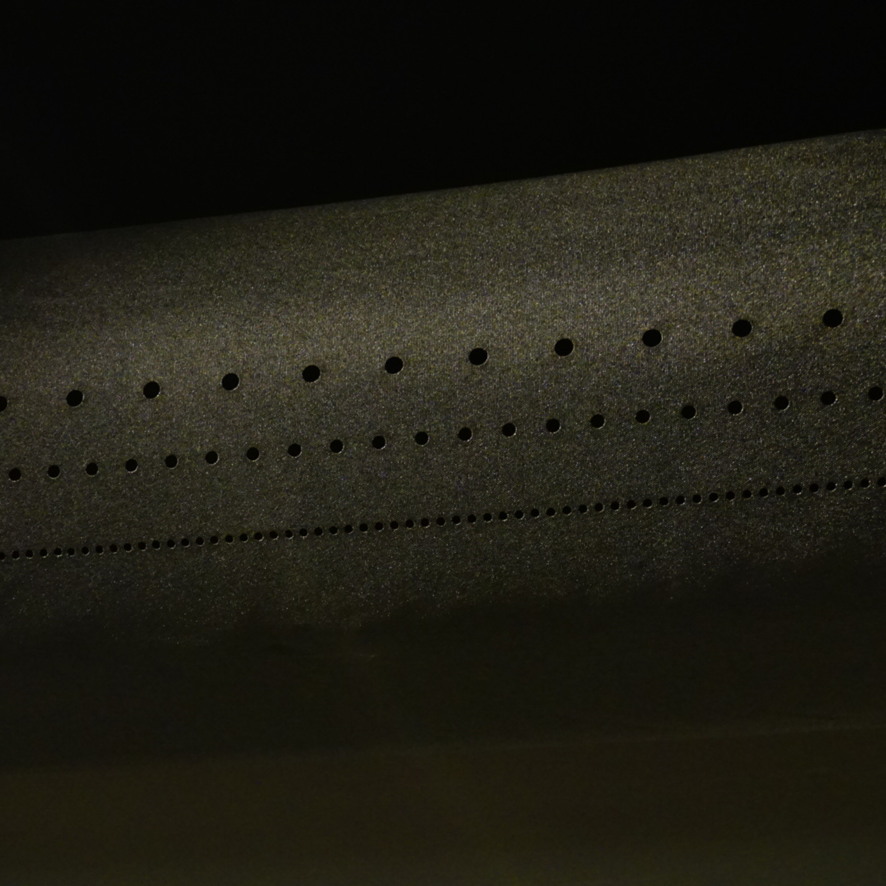 Fabric HVAC system in black fabric installed in the POL hair salon in Zaragoza, Spain