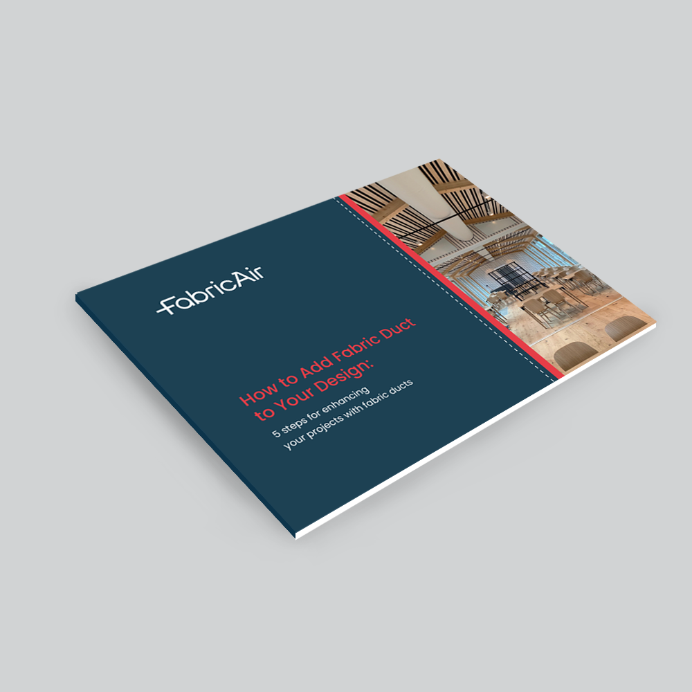 white paper cover - how to design with fabric ducts