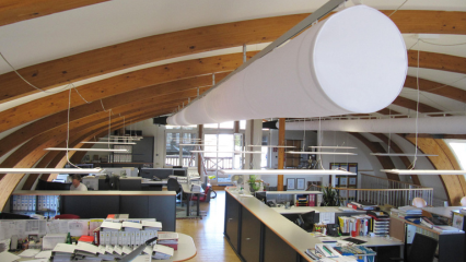 Fabric-based HVAC systems ensure a comfortable environment for office spaces