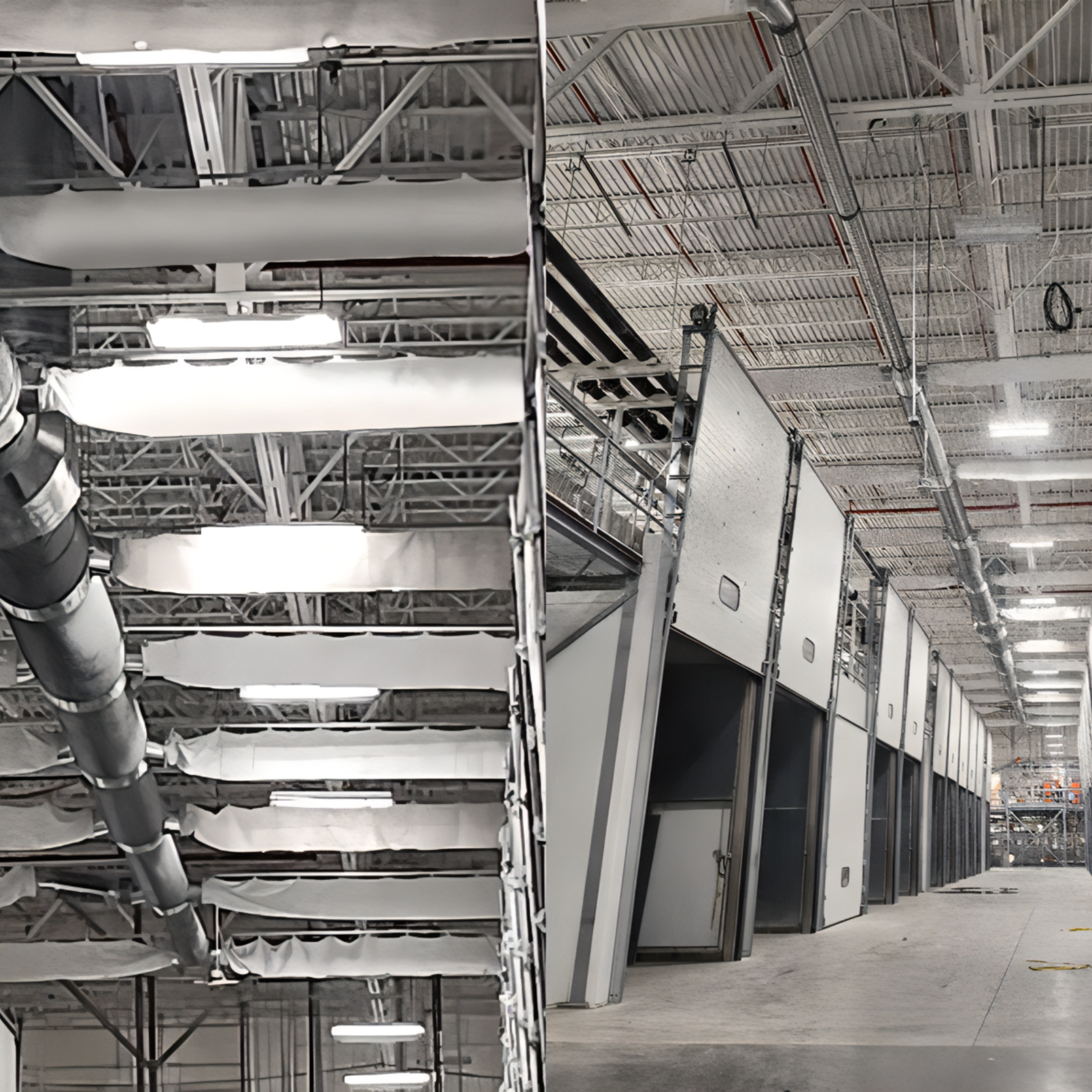 Fabric ducts installed in the Sunrise Candy Factory in Mexico