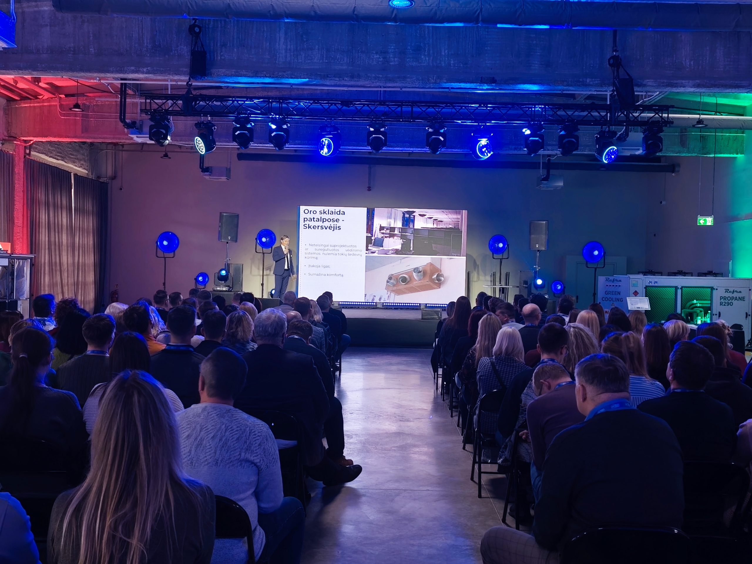 Attendees at the inaugural Indoor Climate Forum in Vilnius, Lithuania