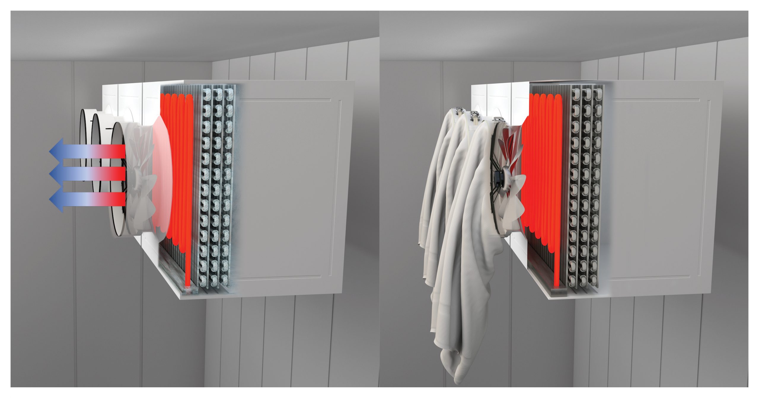 Improper management of frost in a cold storage facility can lead to the formation of thick layers, impacting system efficiency. A special duct attached to the unit can help trap heat and maximize the efficiency of the system saving time and money. 