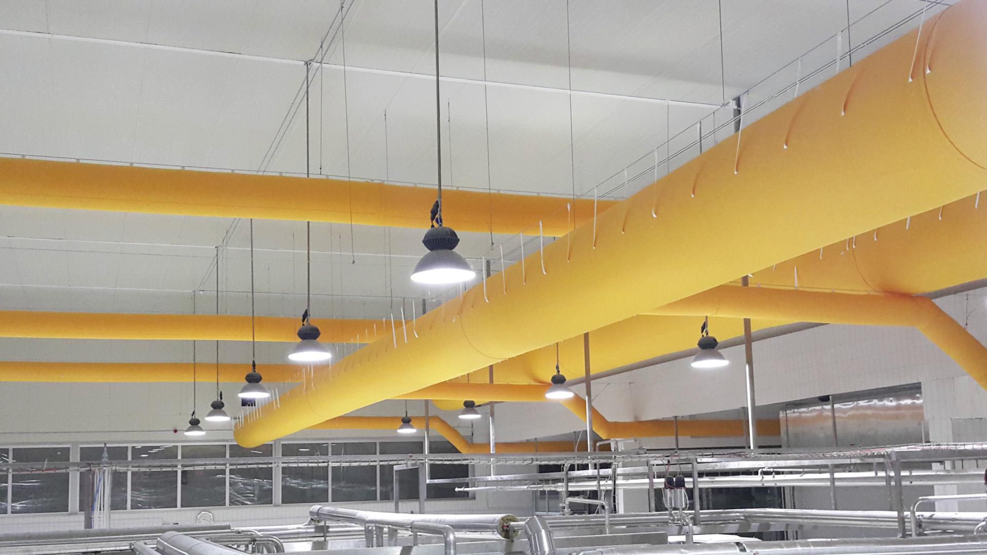 yellow fabric dispersion system
