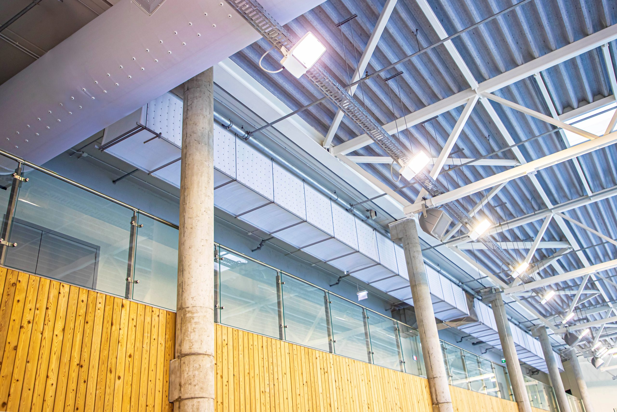 The Return Air System is a natural complement to the Supply fabric duct