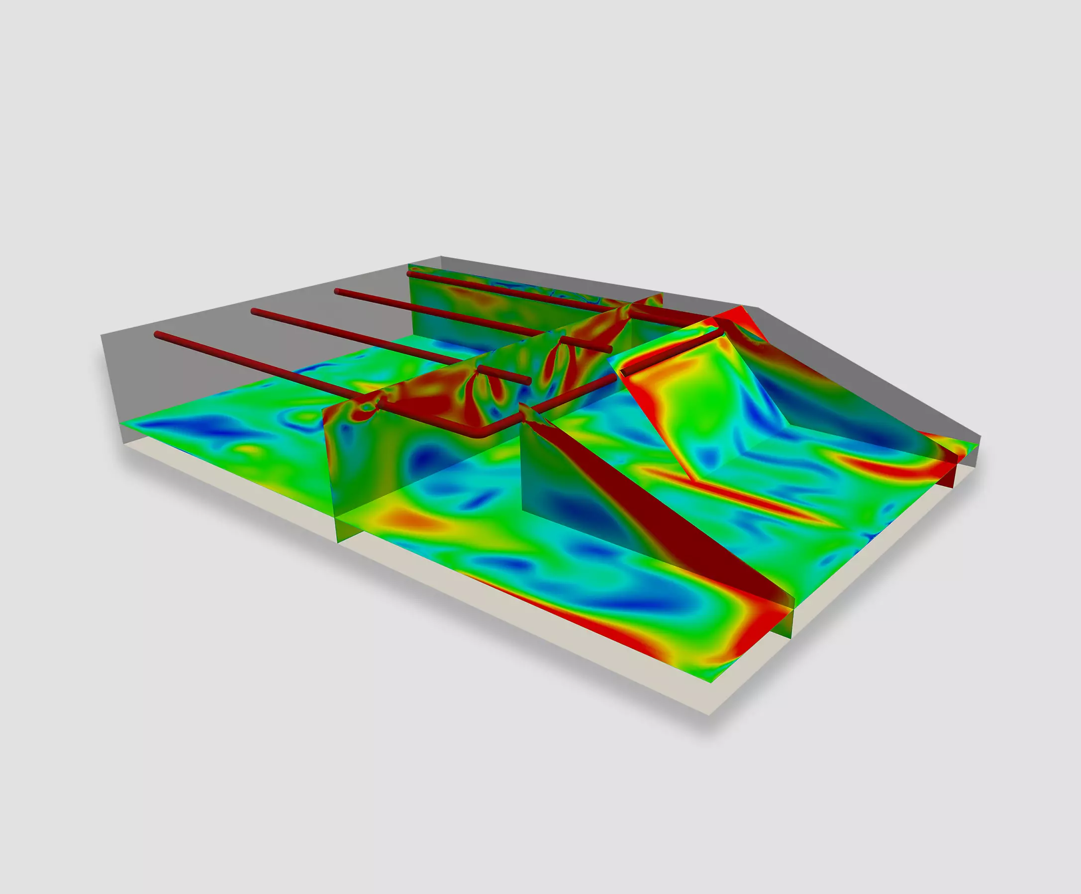 Heat distribution diagram